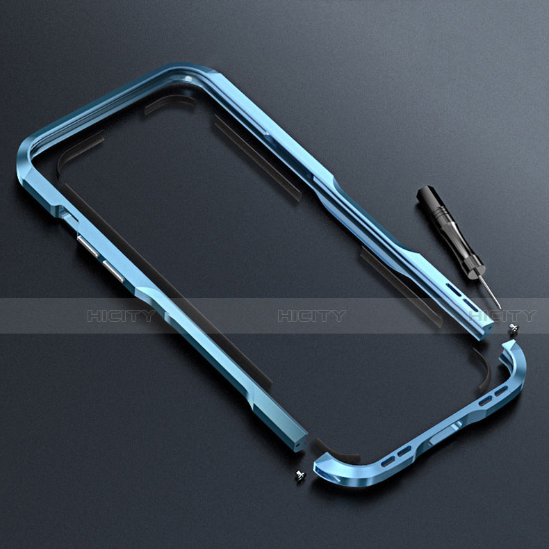 Coque Bumper Luxe Aluminum Metal Etui N02 pour Apple iPhone 12 Mini Plus
