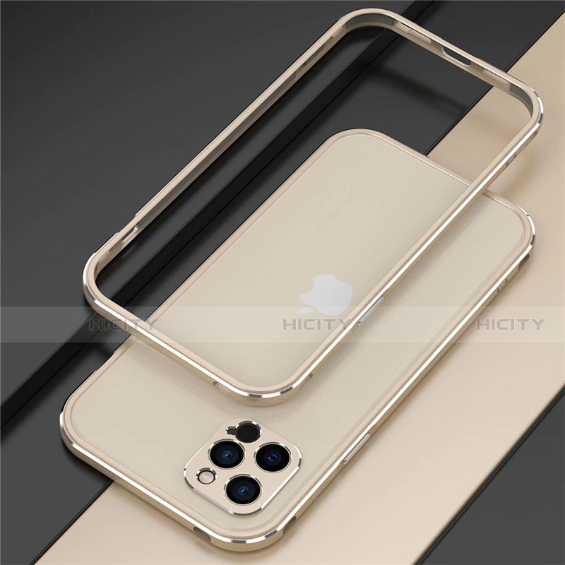 Coque Bumper Luxe Aluminum Metal Etui N02 pour Apple iPhone 12 Pro Max Plus