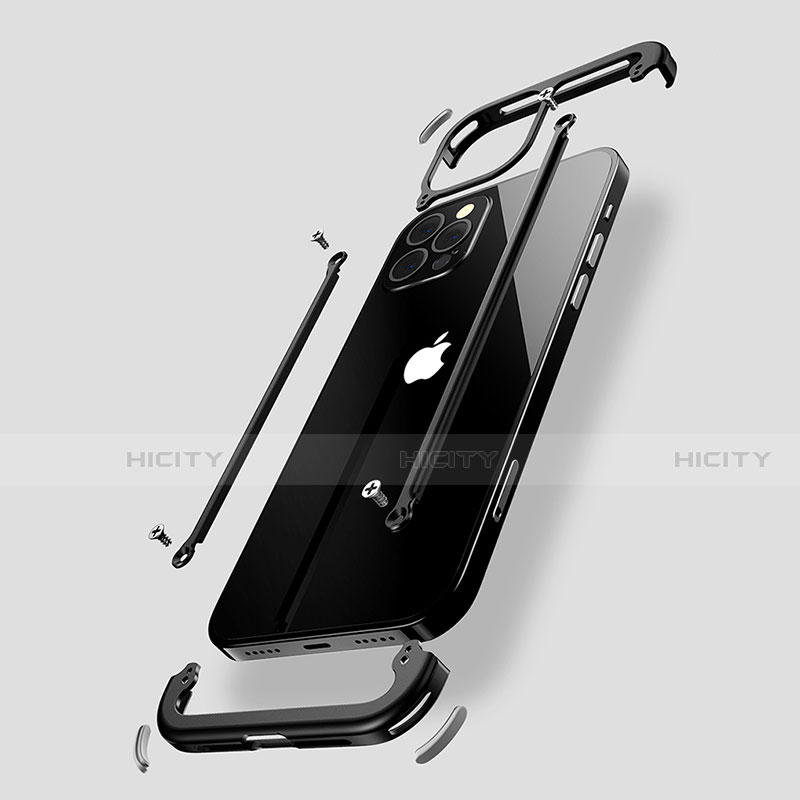 Coque Bumper Luxe Aluminum Metal Etui N04 pour Apple iPhone 12 Pro Max Plus