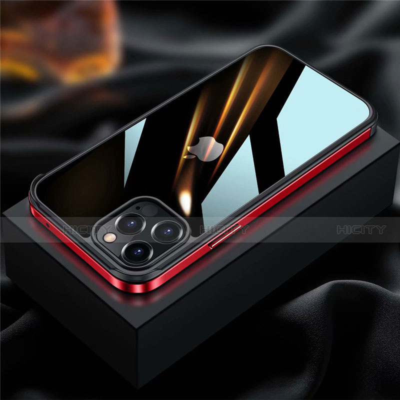 Coque Bumper Luxe Aluminum Metal Etui pour Apple iPhone 12 Pro Plus