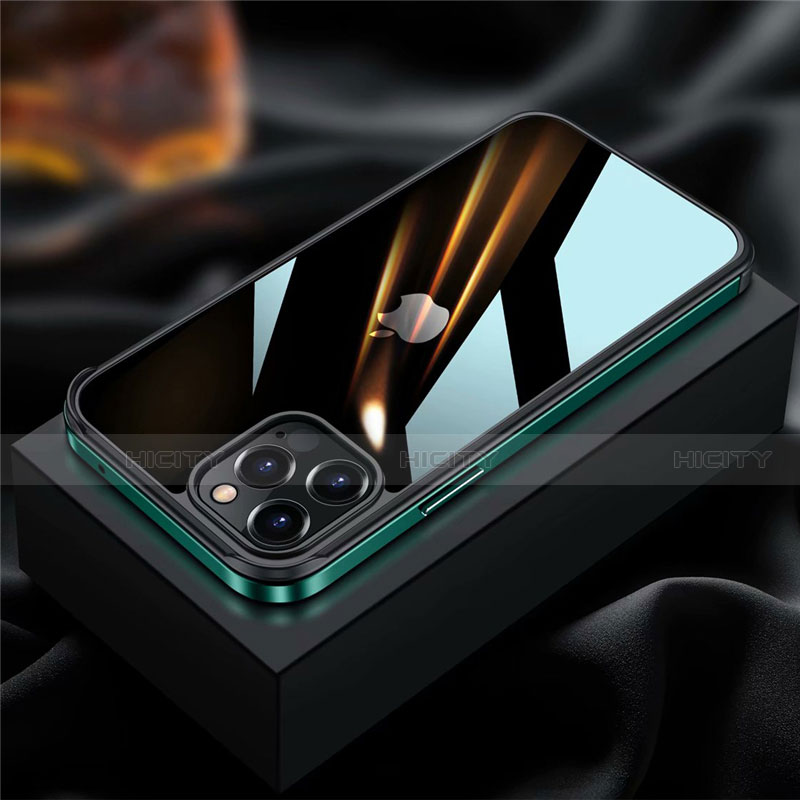 Coque Bumper Luxe Aluminum Metal Etui pour Apple iPhone 12 Pro Plus