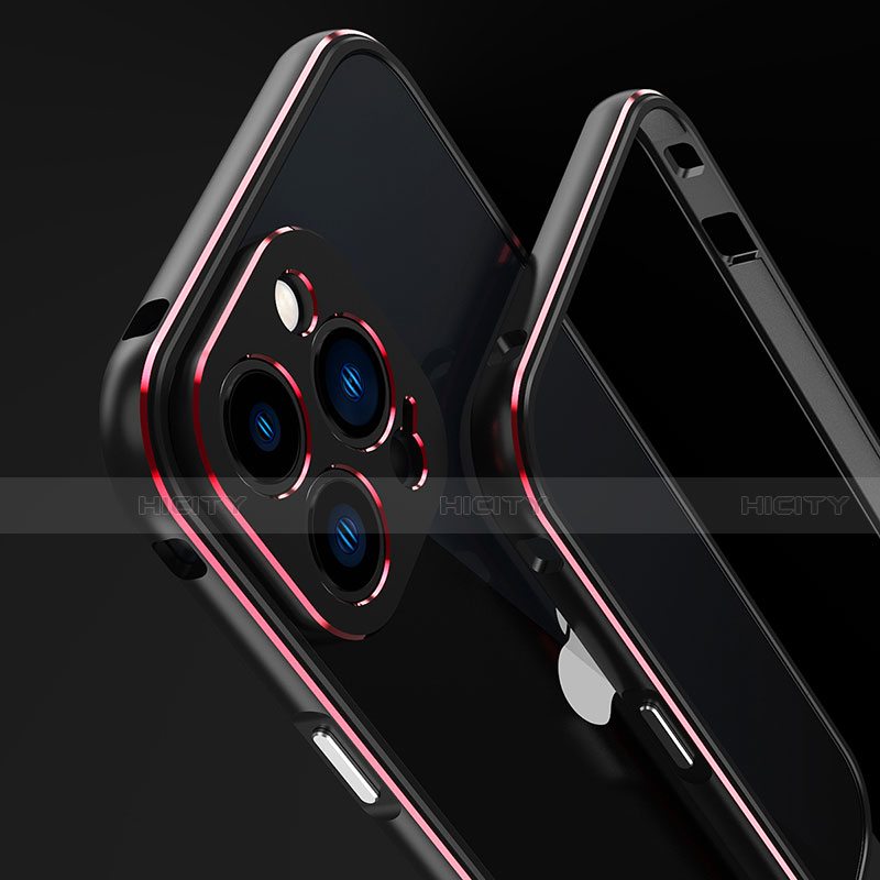 Coque Bumper Luxe Aluminum Metal Etui pour Apple iPhone 13 Pro Plus