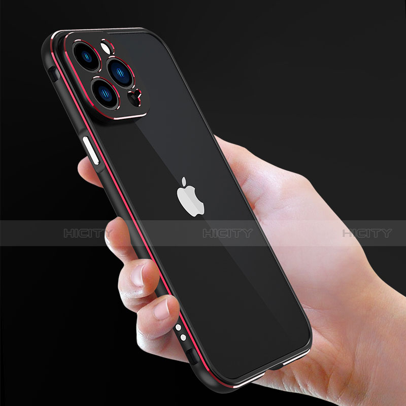 Coque Bumper Luxe Aluminum Metal Etui pour Apple iPhone 13 Pro Plus