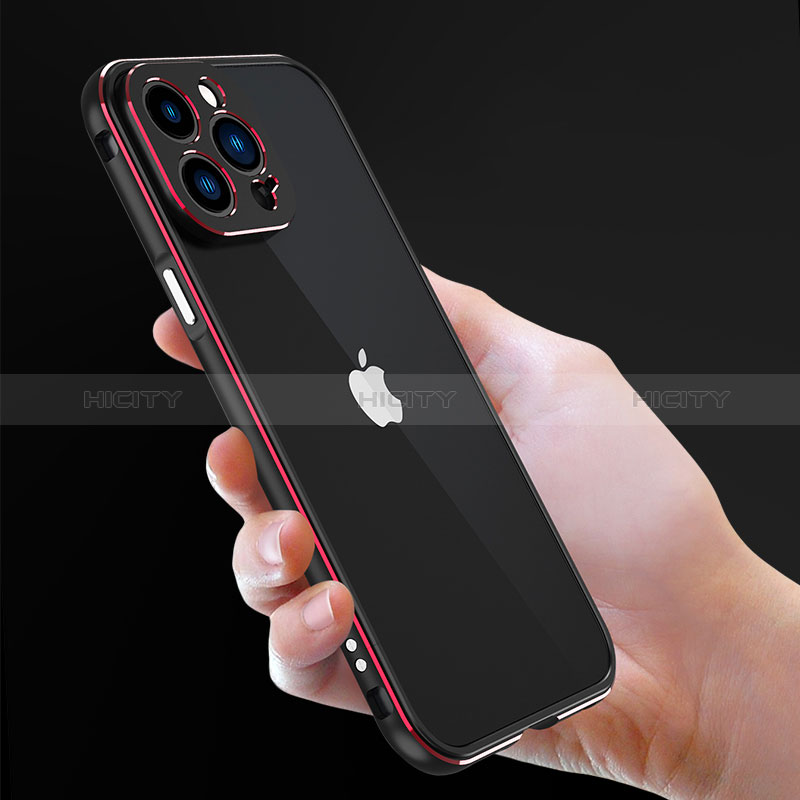 Coque Bumper Luxe Aluminum Metal Etui pour Apple iPhone 14 Pro Plus
