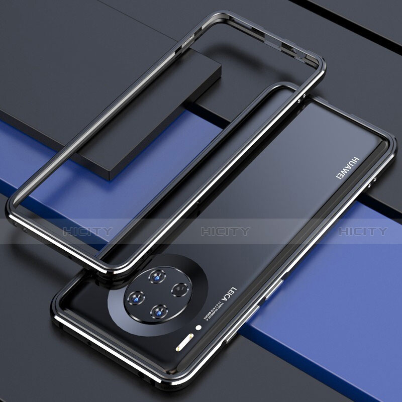 Coque Bumper Luxe Aluminum Metal Etui pour Huawei Mate 30 Pro 5G Noir Plus