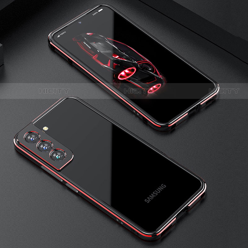 Coque Bumper Luxe Aluminum Metal Etui pour Samsung Galaxy S22 Plus 5G Plus