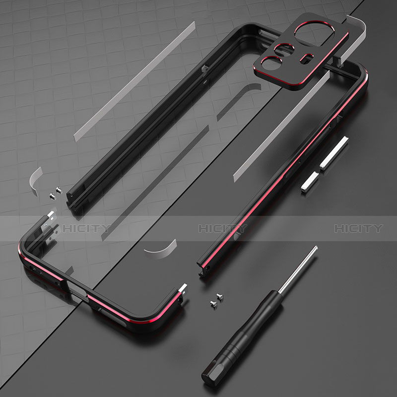 Coque Bumper Luxe Aluminum Metal Etui pour Xiaomi Mi 12 5G Plus