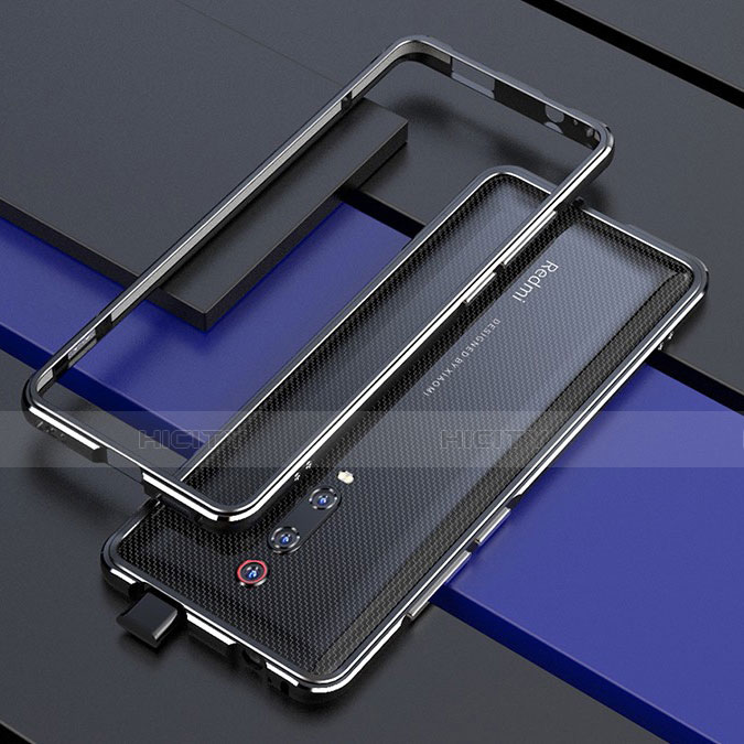 Coque Bumper Luxe Aluminum Metal Etui pour Xiaomi Redmi K20 Noir Plus