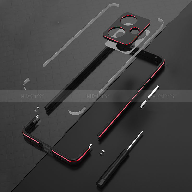Coque Bumper Luxe Aluminum Metal Etui pour Xiaomi Redmi Note 13 Pro+ Plus 5G Plus