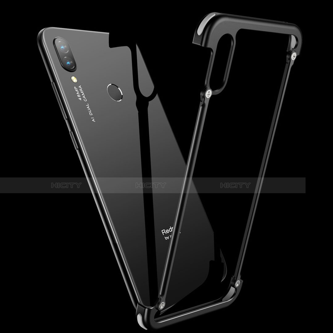 Coque Bumper Luxe Aluminum Metal Etui pour Xiaomi Redmi Note 7 Pro Plus