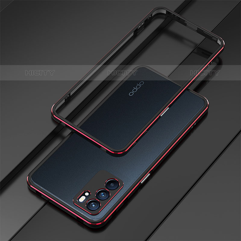 Coque Bumper Luxe Aluminum Metal Etui S01 pour Oppo Reno6 5G Plus