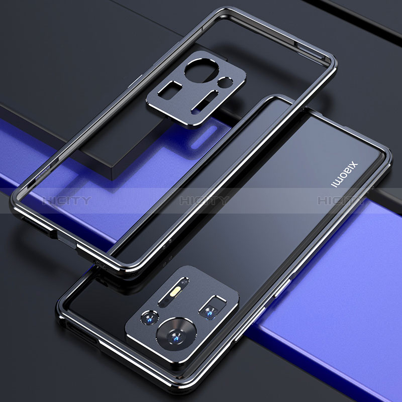 Coque Bumper Luxe Aluminum Metal Etui S01 pour Xiaomi Mi Mix 4 5G Noir Plus