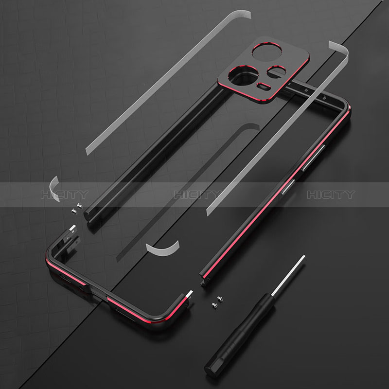 Coque Bumper Luxe Aluminum Metal Etui S01 pour Xiaomi Redmi Note 12 5G Plus