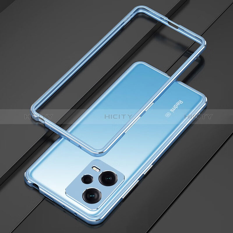 Coque Bumper Luxe Aluminum Metal Etui S01 pour Xiaomi Redmi Note 12 5G Plus