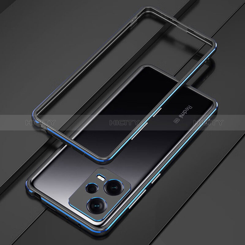 Coque Bumper Luxe Aluminum Metal Etui S01 pour Xiaomi Redmi Note 12 Pro 5G Plus