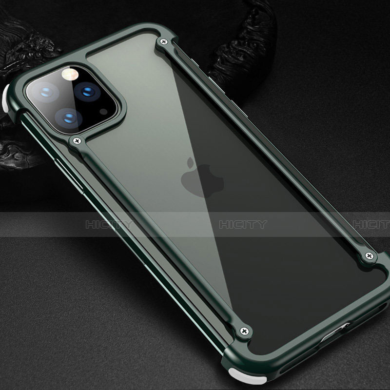 Coque Bumper Luxe Aluminum Metal Etui T02 pour Apple iPhone 11 Pro Plus