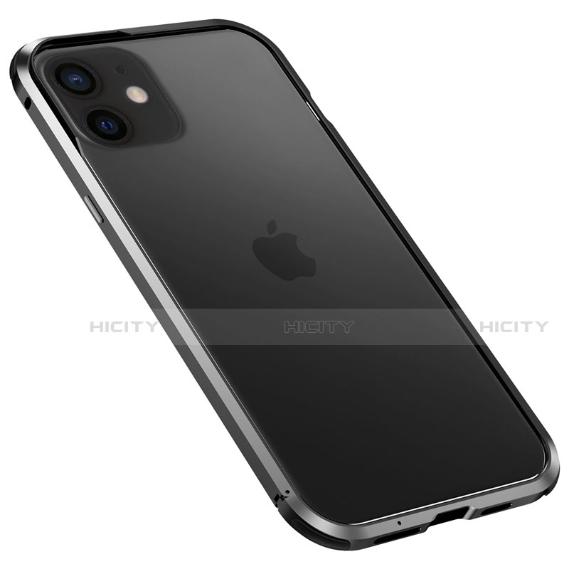 Coque Bumper Luxe Aluminum Metal Etui T02 pour Apple iPhone 12 Mini Plus