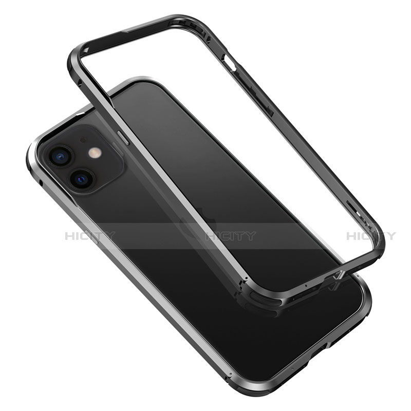 Coque Bumper Luxe Aluminum Metal Etui T02 pour Apple iPhone 12 Plus