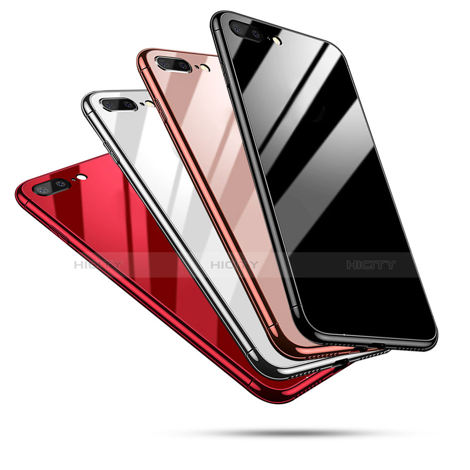 Coque Bumper Luxe Aluminum Metal Miroir Housse Etui pour Apple iPhone 8 Plus Plus