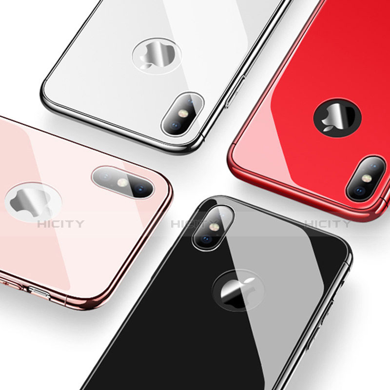 Coque Bumper Luxe Aluminum Metal Miroir Housse Etui pour Apple iPhone Xs Plus