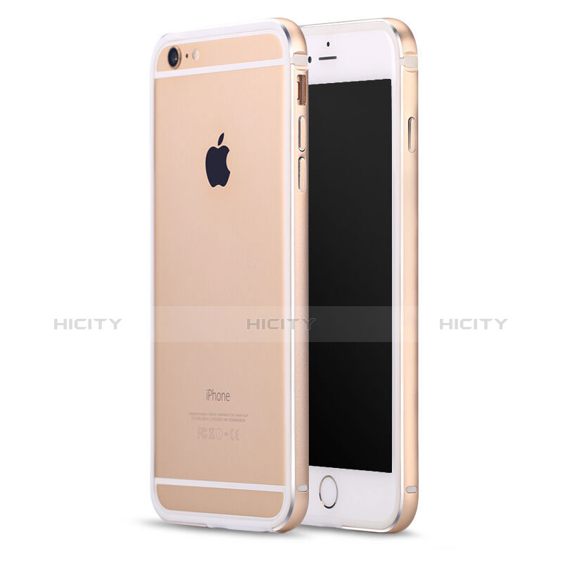 Coque Bumper Luxe Aluminum Metal pour Apple iPhone 6 Plus Or Plus