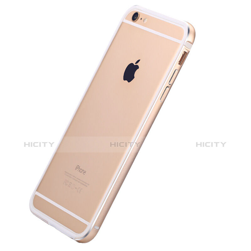 Coque Bumper Luxe Aluminum Metal pour Apple iPhone 6 Plus Or Plus