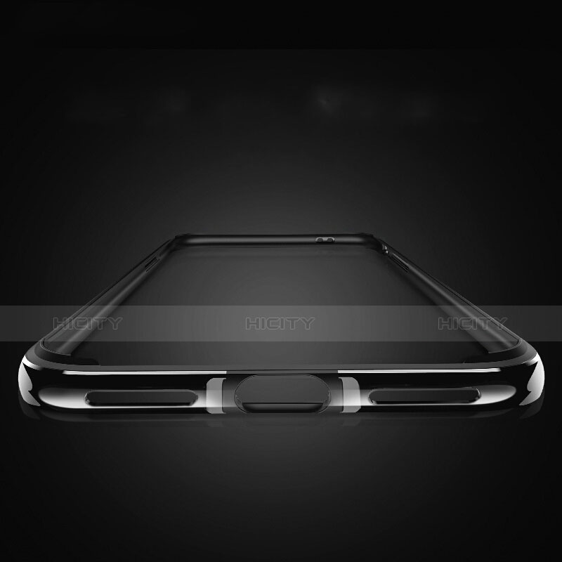 Coque Bumper Luxe Aluminum Metal pour Apple iPhone X Noir Plus