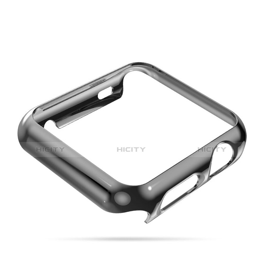 Coque Bumper Luxe Aluminum Metal pour Apple iWatch 3 38mm Gris Plus