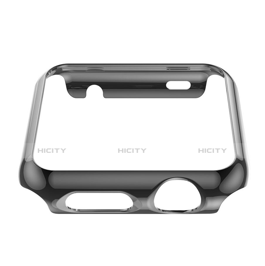 Coque Bumper Luxe Aluminum Metal pour Apple iWatch 38mm Gris Plus
