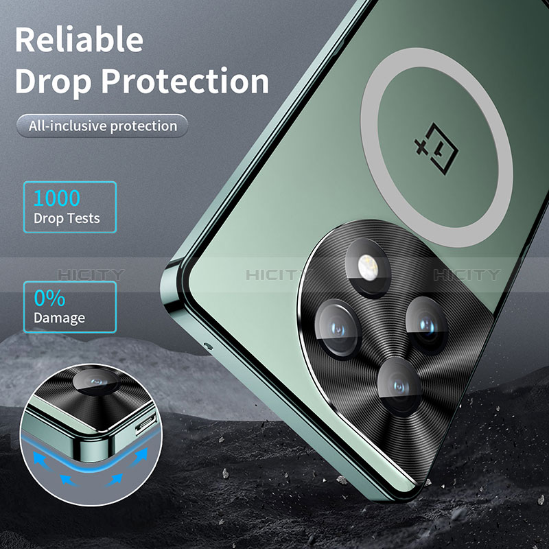 Coque Bumper Luxe Metal et Plastique Etui Housse avec Mag-Safe Magnetic Magnetique LK1 pour OnePlus 11 5G Plus