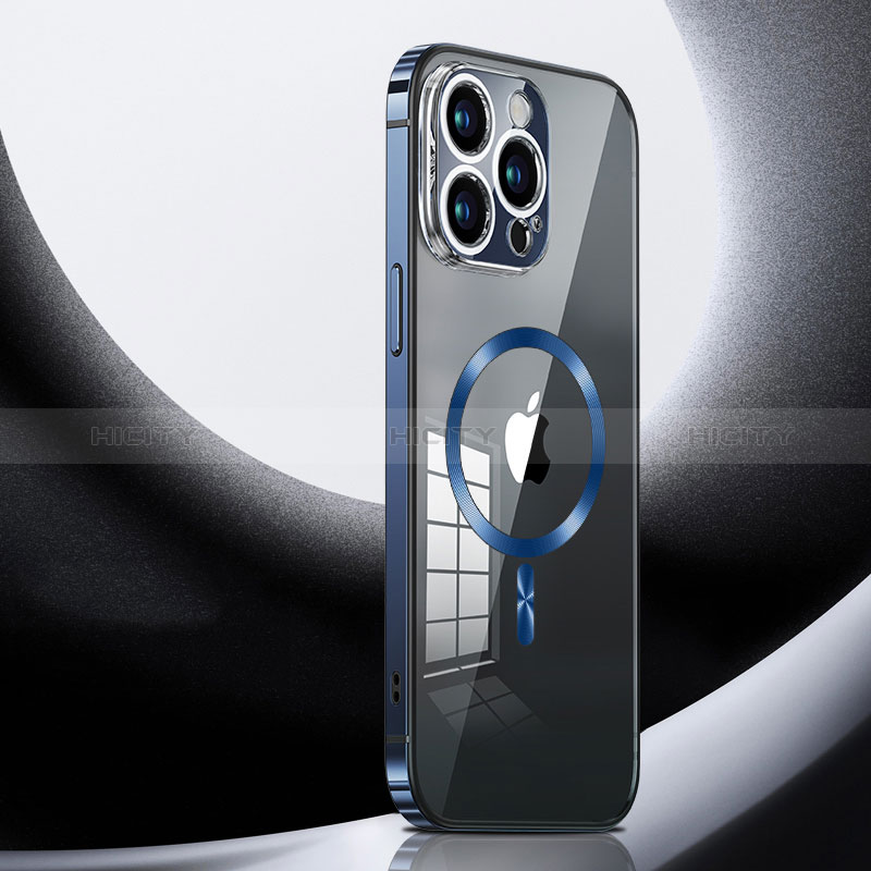 Coque Bumper Luxe Metal et Plastique Etui Housse avec Mag-Safe Magnetic Magnetique LK3 pour Apple iPhone 13 Pro Max Plus