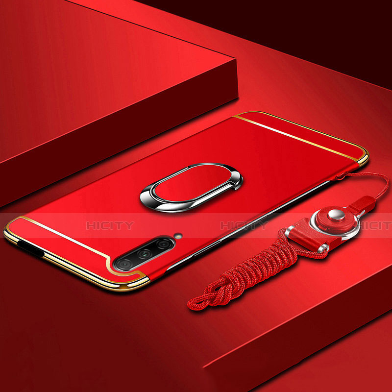 Coque Bumper Luxe Metal et Plastique Etui Housse avec Support Bague Anneau A01 pour Huawei Honor 9X Pro Plus