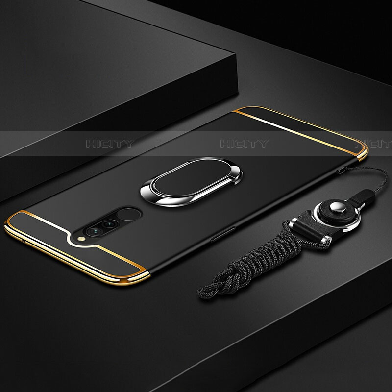 Coque Bumper Luxe Metal et Plastique Etui Housse avec Support Bague Anneau A01 pour Xiaomi Redmi 8 Plus