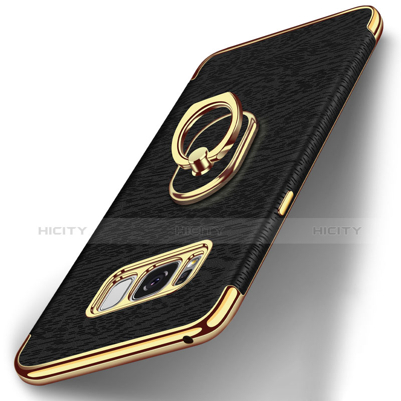 Coque Bumper Luxe Metal et Plastique Etui Housse avec Support Bague Anneau A02 pour Samsung Galaxy S8 Plus Plus