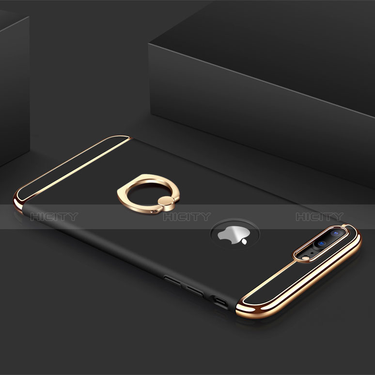 Coque Bumper Luxe Metal et Plastique Etui Housse avec Support Bague Anneau A05 pour Apple iPhone 8 Plus Plus