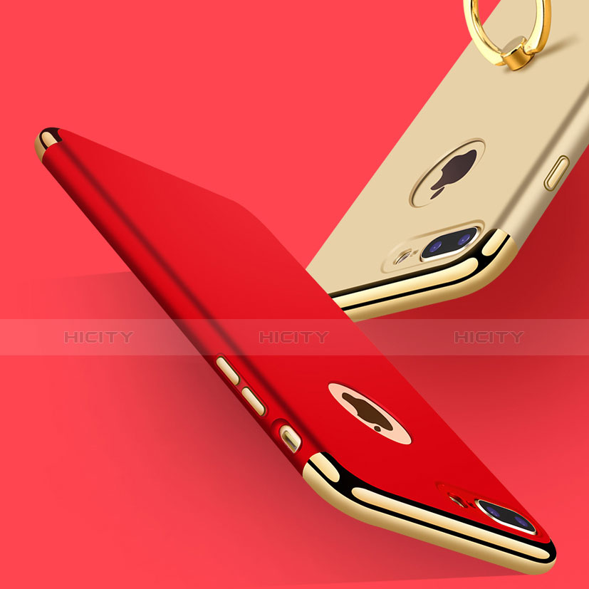 Coque Bumper Luxe Metal et Plastique Etui Housse avec Support Bague Anneau A07 pour Apple iPhone 8 Plus Plus