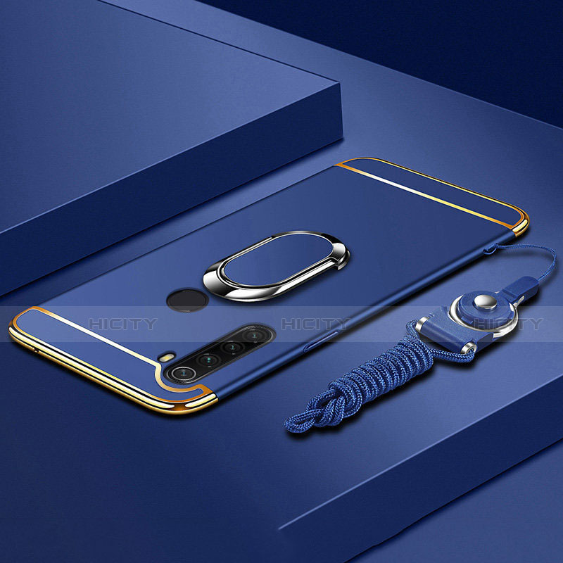 Coque Bumper Luxe Metal et Plastique Etui Housse avec Support Bague Anneau T01 pour Xiaomi Redmi Note 8T Plus