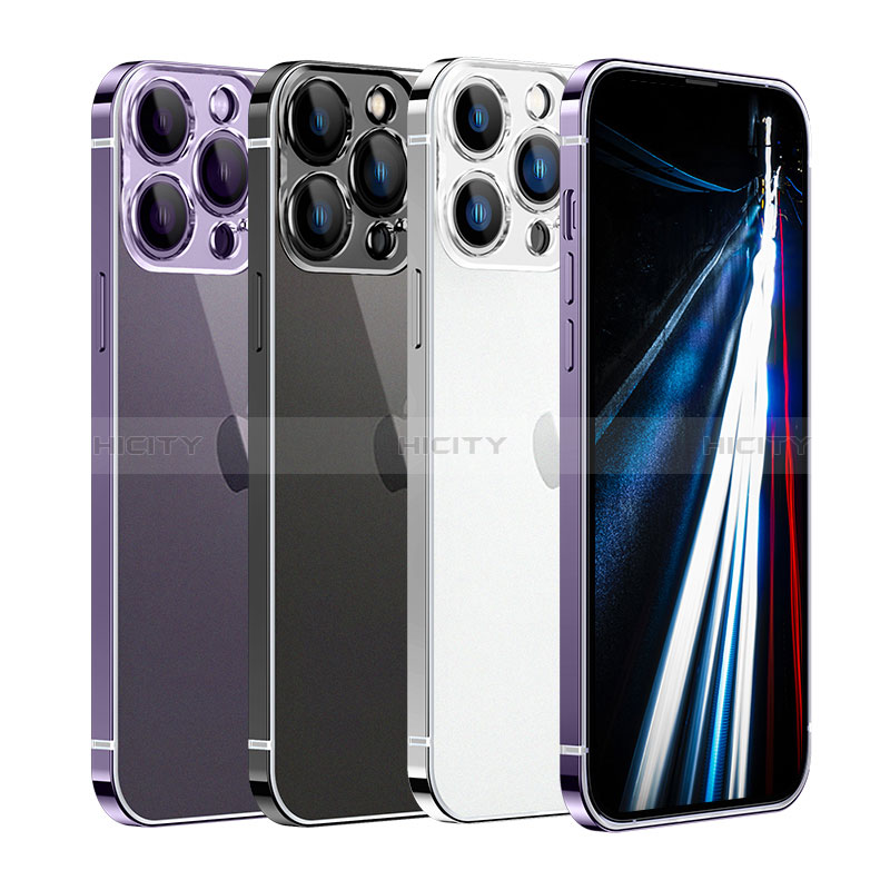 Coque Bumper Luxe Metal et Plastique Etui Housse JB1 pour Apple iPhone 13 Pro Plus