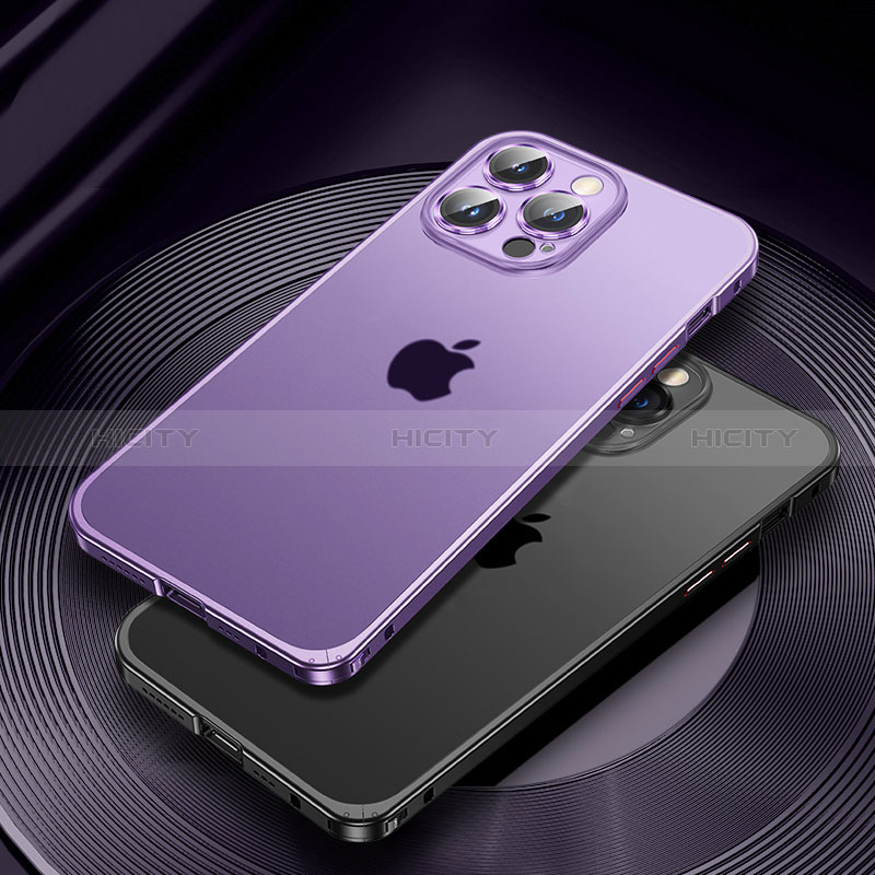 Coque Bumper Luxe Metal et Plastique Etui Housse JL2 pour Apple iPhone 14 Plus Plus