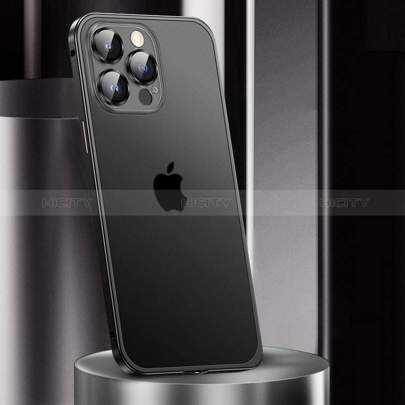 Coque Bumper Luxe Metal et Plastique Etui Housse JL2 pour Apple iPhone 15 Pro Plus