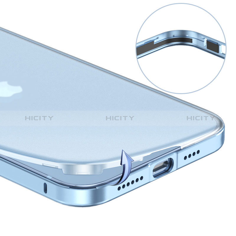 Coque Bumper Luxe Metal et Plastique Etui Housse LF1 pour Apple iPhone 14 Plus Plus