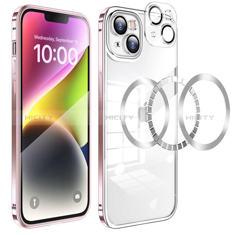 Coque Bumper Luxe Metal et Plastique Etui Housse LF5 pour Apple iPhone 14 Plus