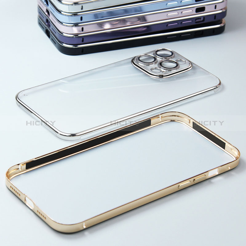 Coque Bumper Luxe Metal et Plastique Etui Housse LF5 pour Apple iPhone 14 Pro Plus