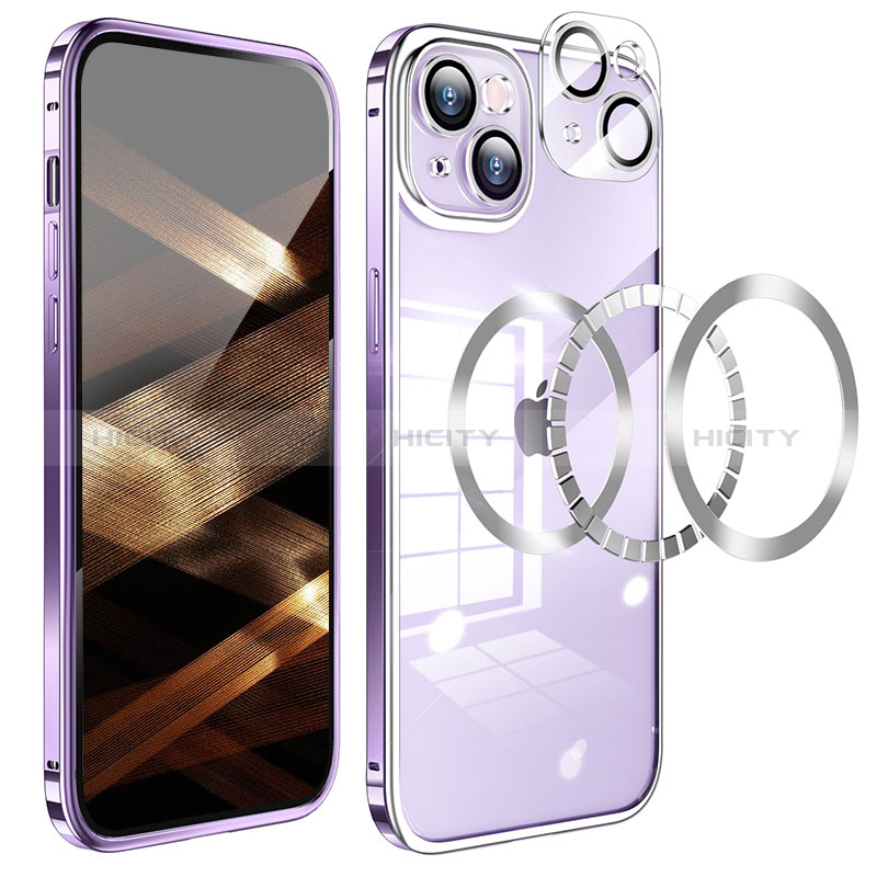 Coque Bumper Luxe Metal et Plastique Etui Housse LF5 pour Apple iPhone 15 Plus Plus