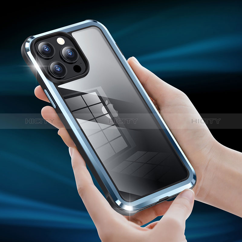 Coque Bumper Luxe Metal et Plastique Etui Housse LF6 pour Apple iPhone 14 Pro Plus