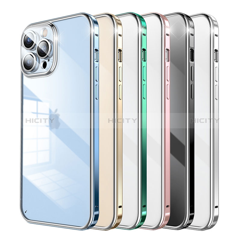Coque Bumper Luxe Metal et Plastique Etui Housse LF7 pour Apple iPhone 13 Pro Max Plus