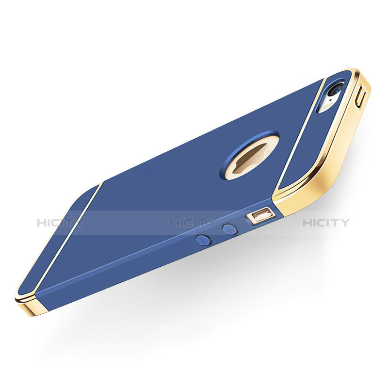 Coque Bumper Luxe Metal et Plastique Etui Housse M01 pour Apple iPhone 5 Plus