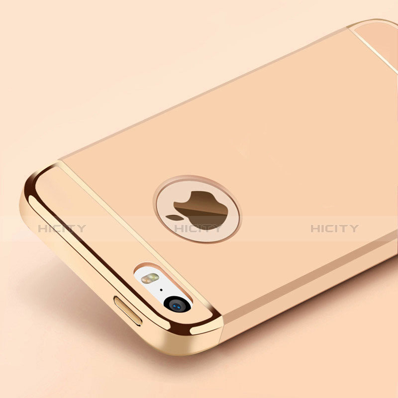 Coque Bumper Luxe Metal et Plastique Etui Housse M01 pour Apple iPhone 5S Plus