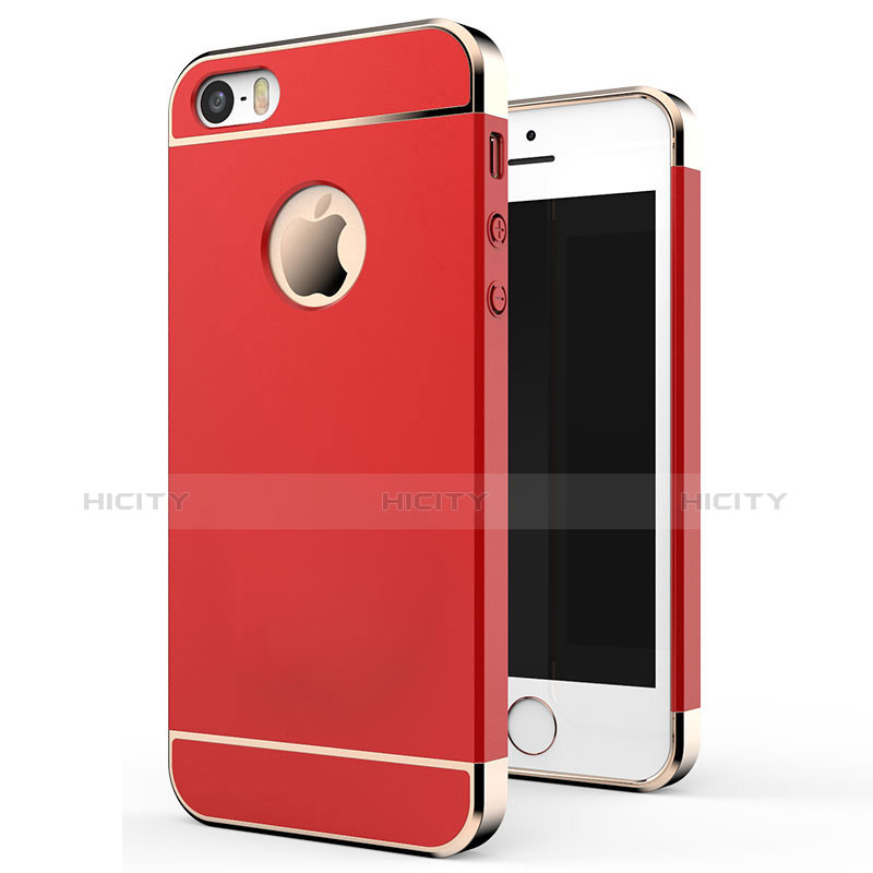 Coque Bumper Luxe Metal et Plastique Etui Housse M01 pour Apple iPhone 5S Plus
