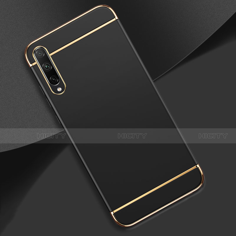 Coque Bumper Luxe Metal et Plastique Etui Housse M01 pour Huawei Enjoy 10S Noir Plus